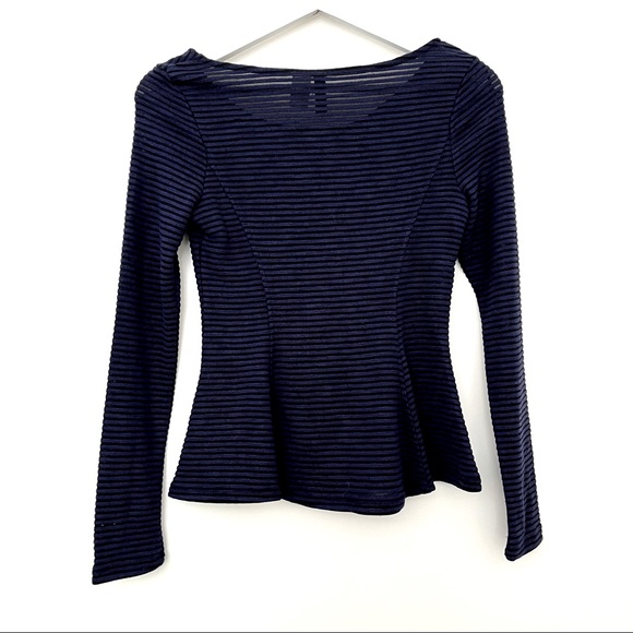 H&M peplum longsleeve top - Picture 2 of 2